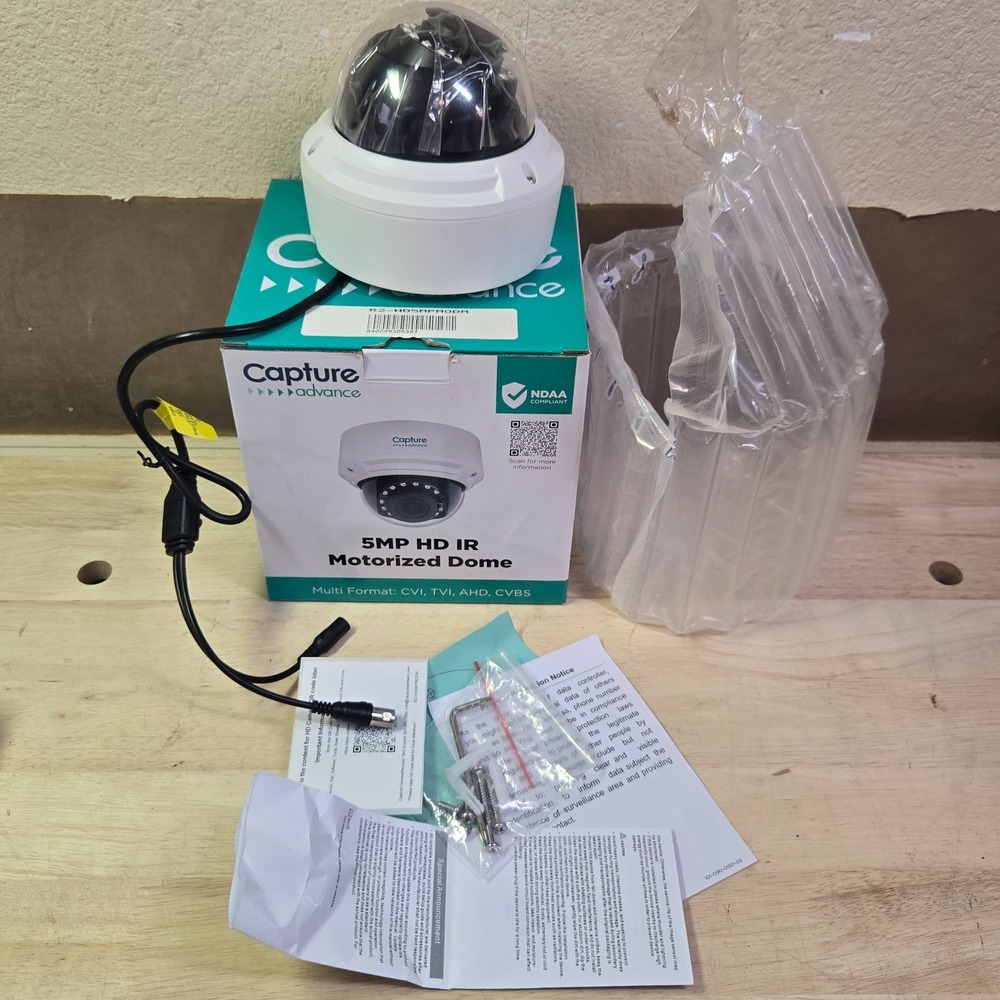 Capture Advance 5MP motorized HD/IR dome R2-HD5MPMODM Advance